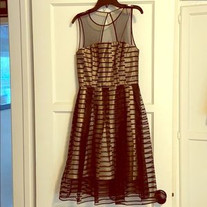 ABS Allen Schwartz Gold Dress